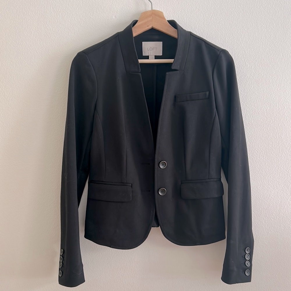 Ann Taylor LOFT Black Blazer